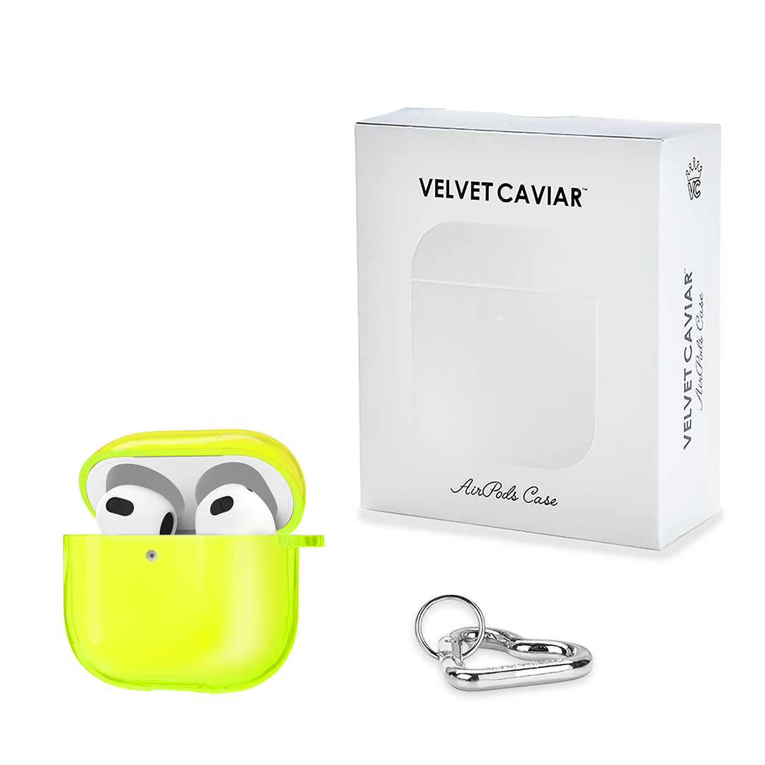 Neon Yellow AirPods Case