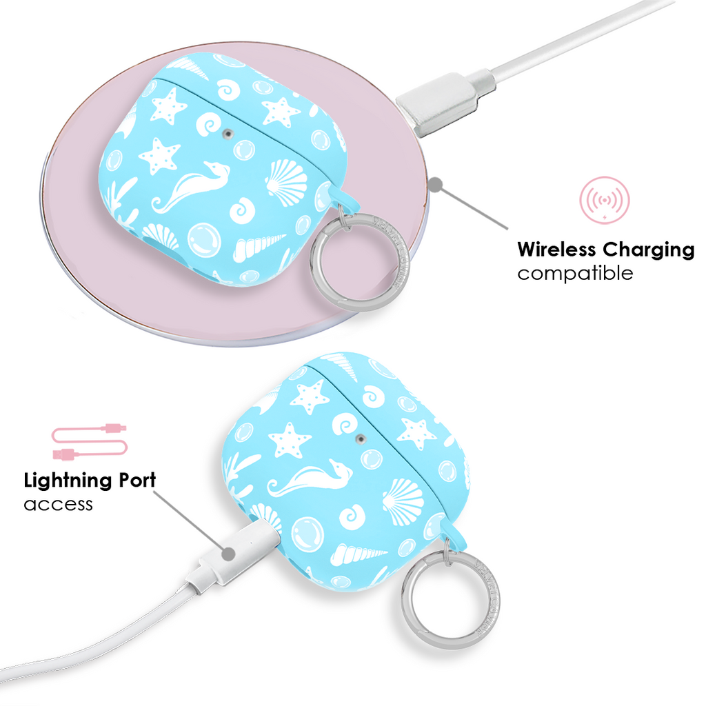 Aquamarine Holo AirPod Case