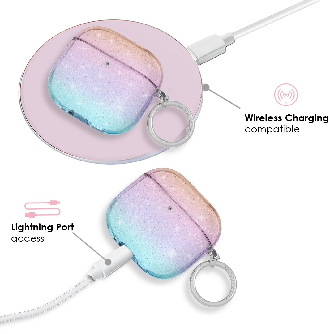 Ombre Stardust Glitter AirPods Case