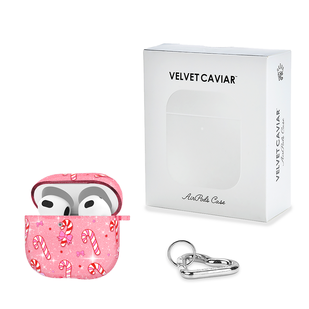 Pink Peppermint Princess AirPod Case