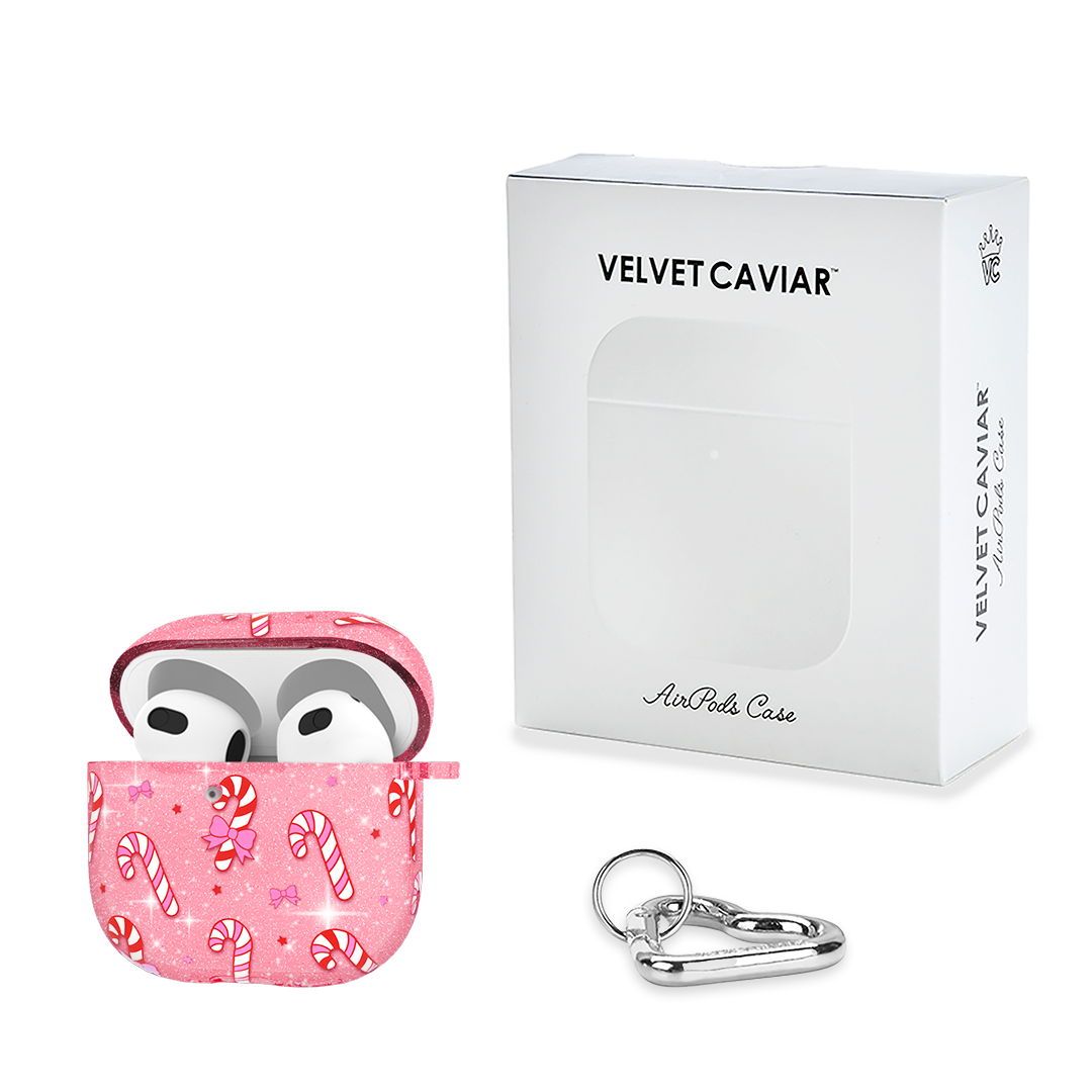 Pink Peppermint Princess AirPod Case