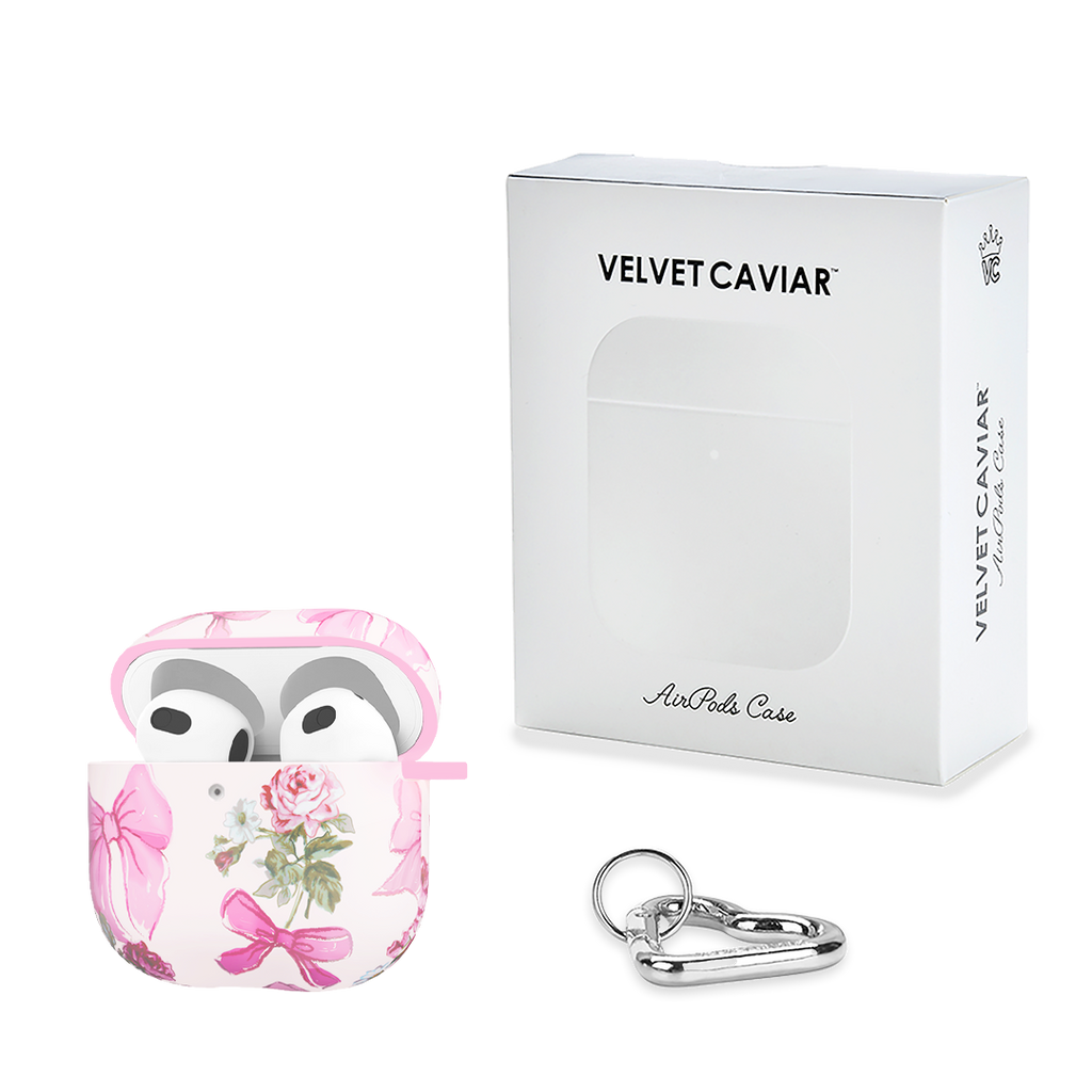 Posie Pink Bow AirPod Case