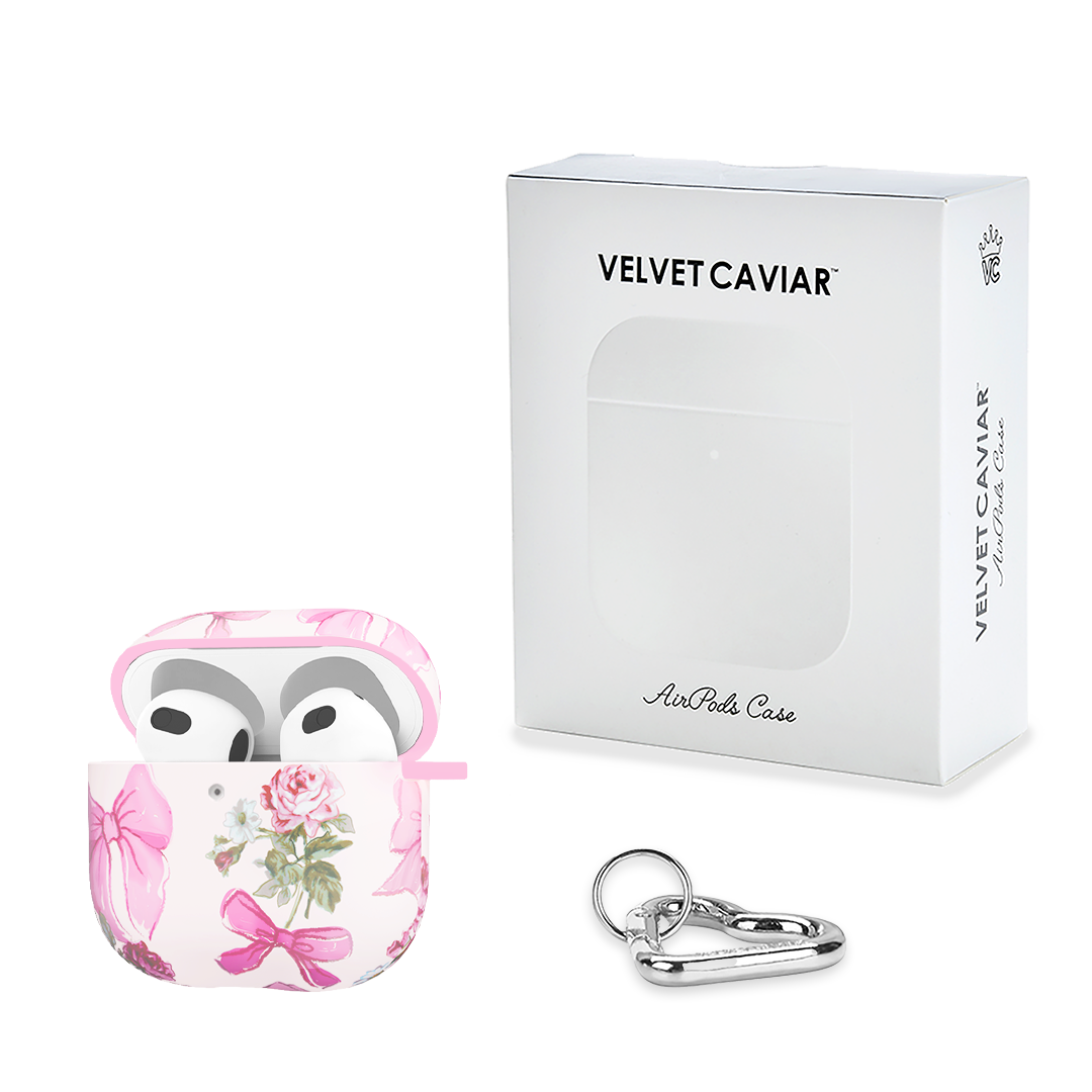 Posie Pink Bow AirPod Case