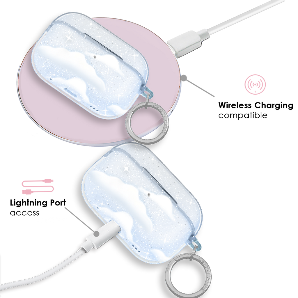 In the Clouds Stardust AirPod Case