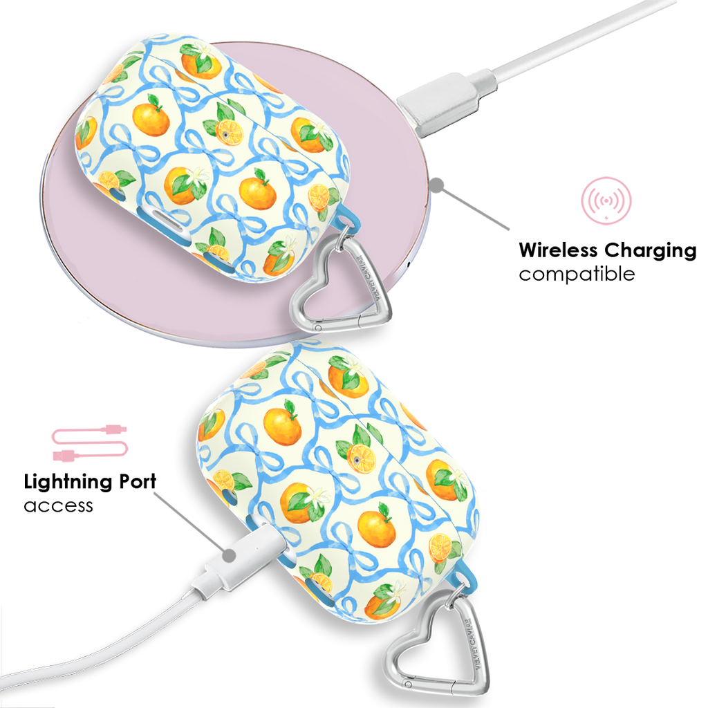 Orange Blossom AirPod Case