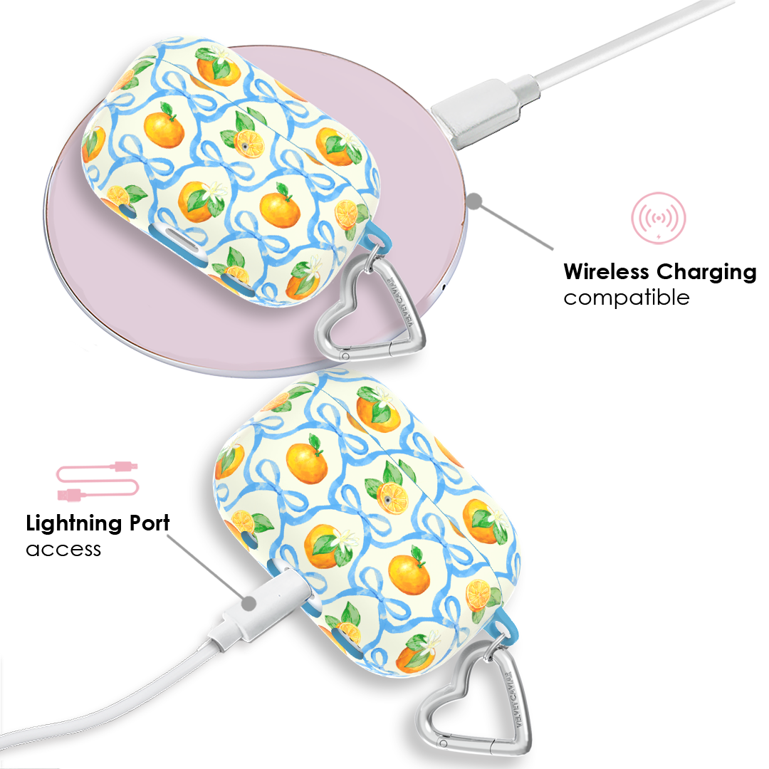 Orange Blossom AirPod Case