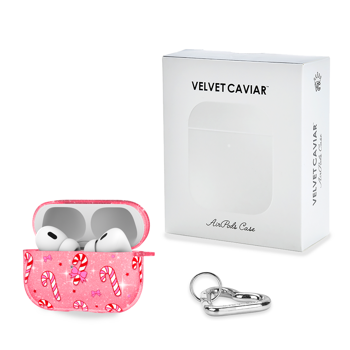 Pink Peppermint Princess AirPod Case