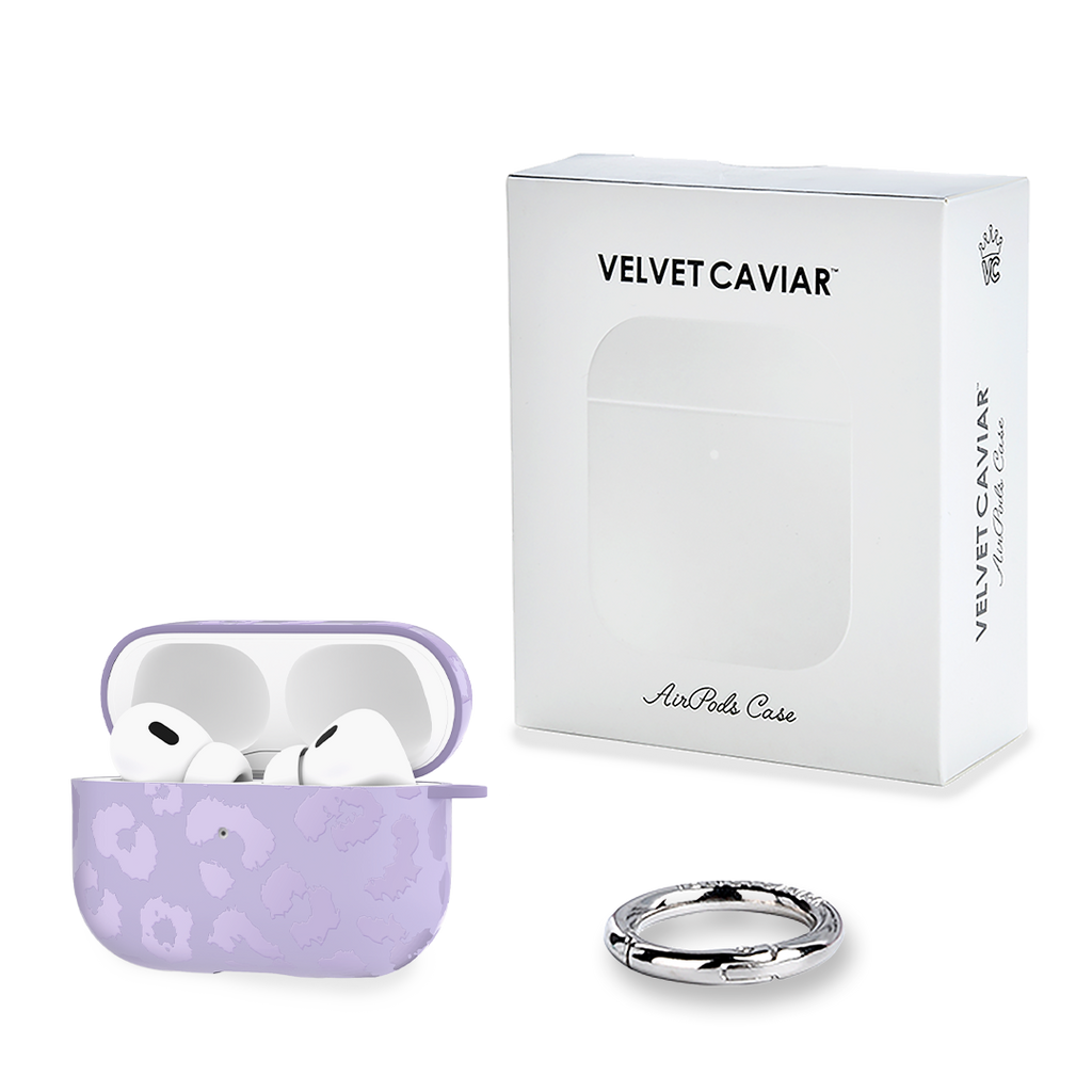 Lilac Leopard AirPod Case