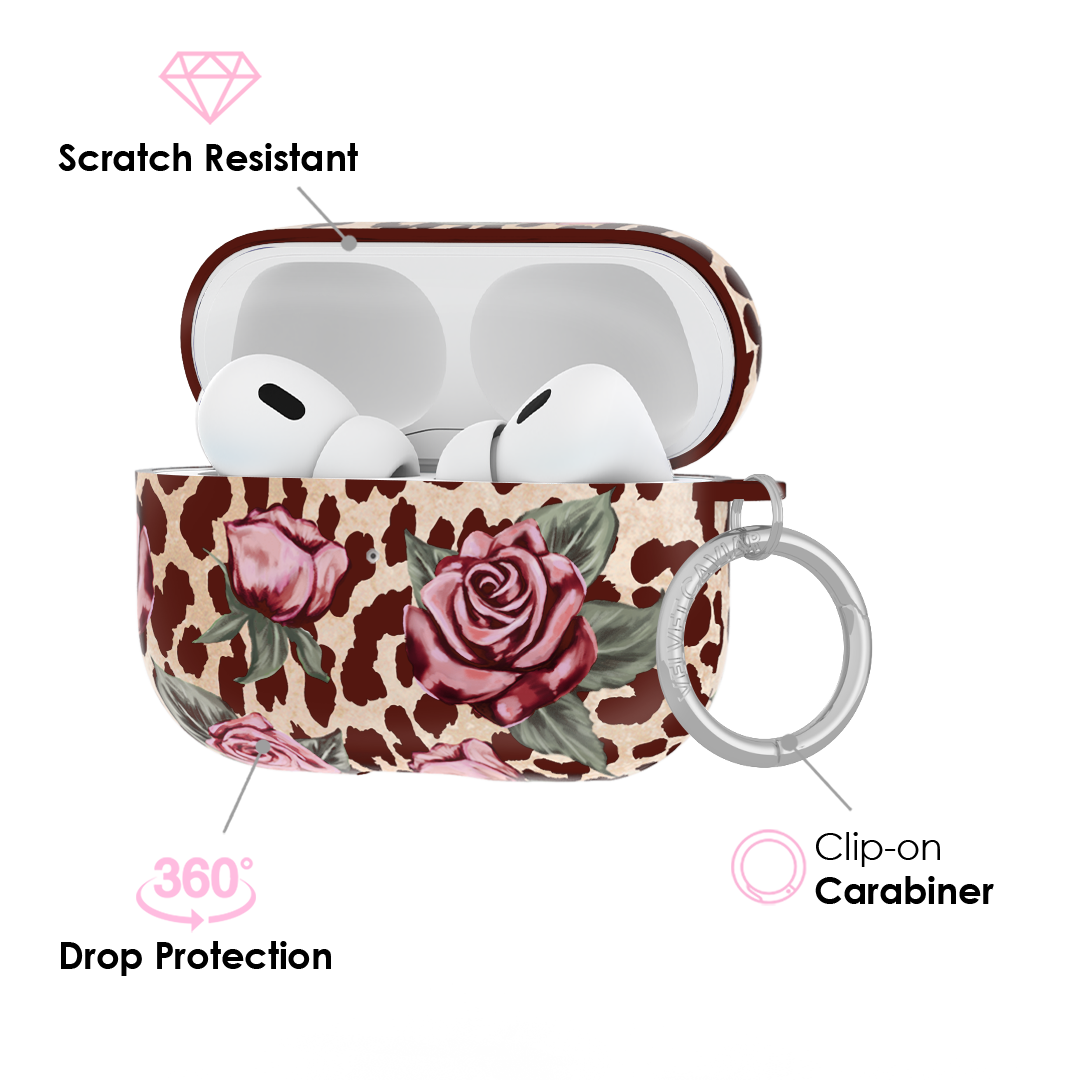 Rosy Leopard AirPod Case