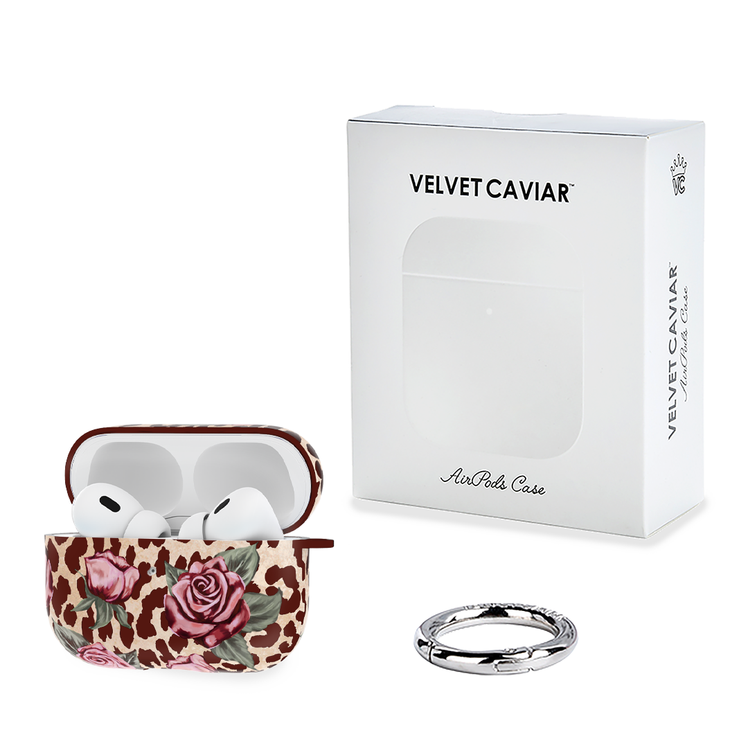 Rosy Leopard AirPod Case