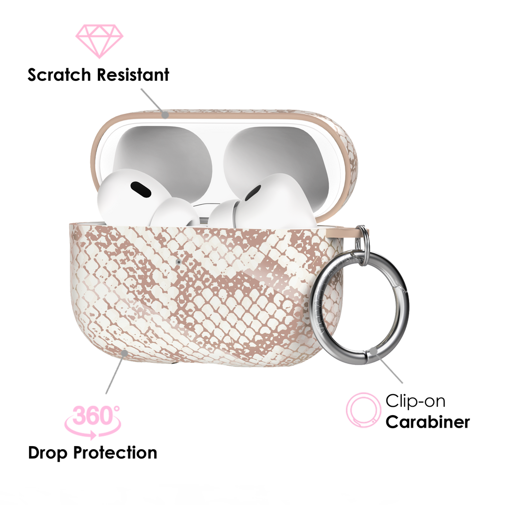 Nude Python AirPod Case