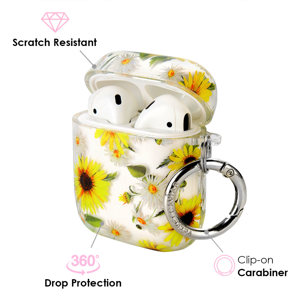 Sunflower Daisy Airpods Case