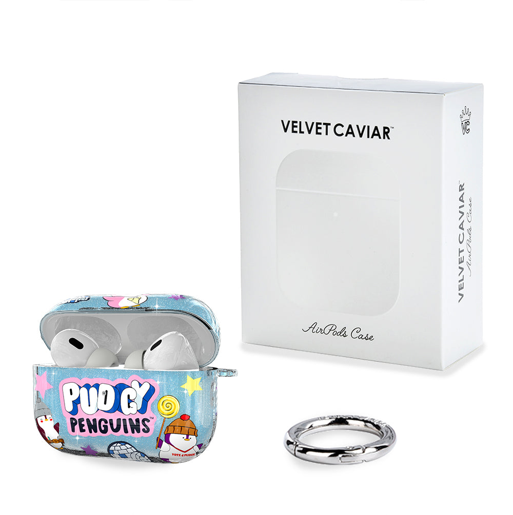 Pudgy Penguins Iceberg Glitter AirPod Case