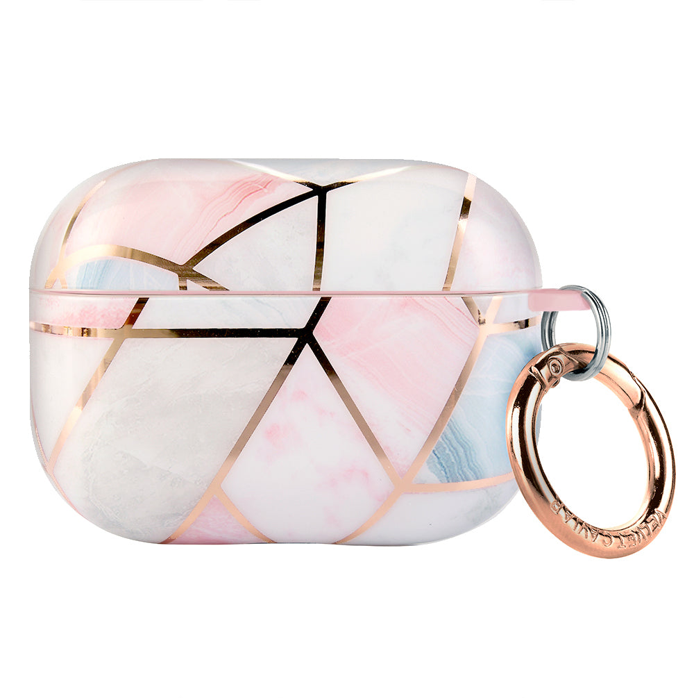 Geometric Marble Airpods Case