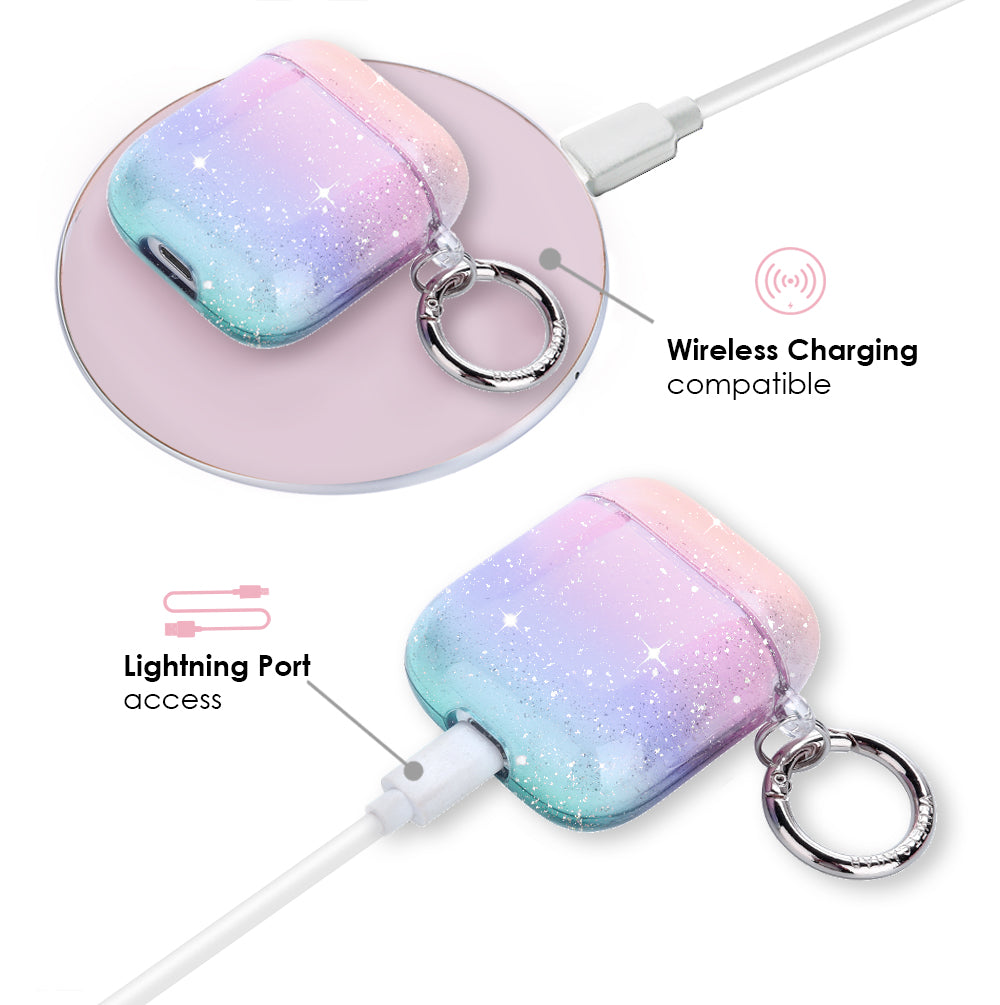 Ombre Stardust Glitter AirPods Case