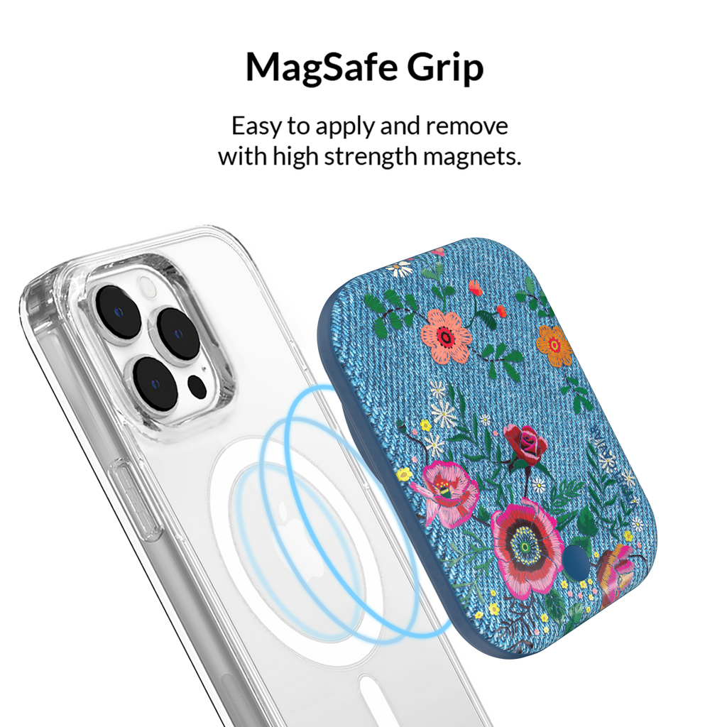 Groovy Floral Portable MagSafe Charger Power Pack