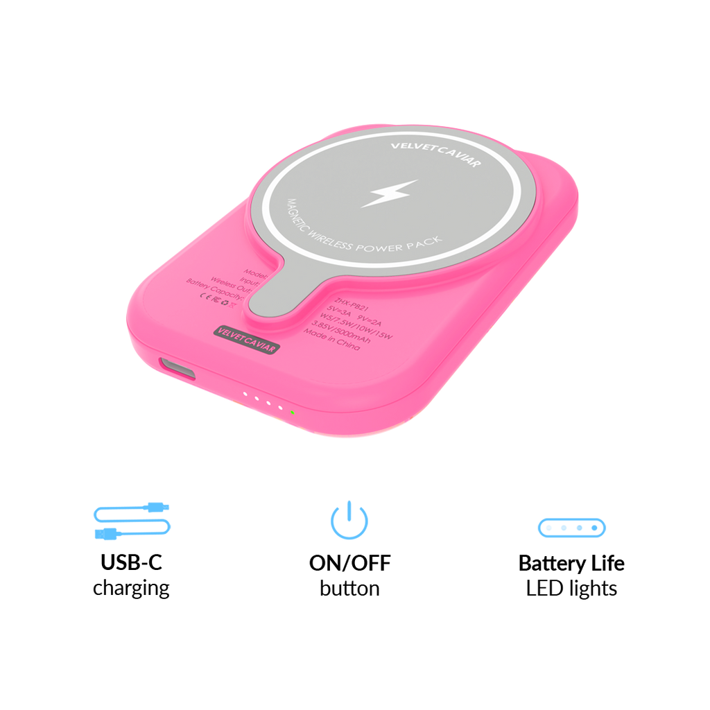 Sherbet Stars Portable MagSafe Charger Power Pack