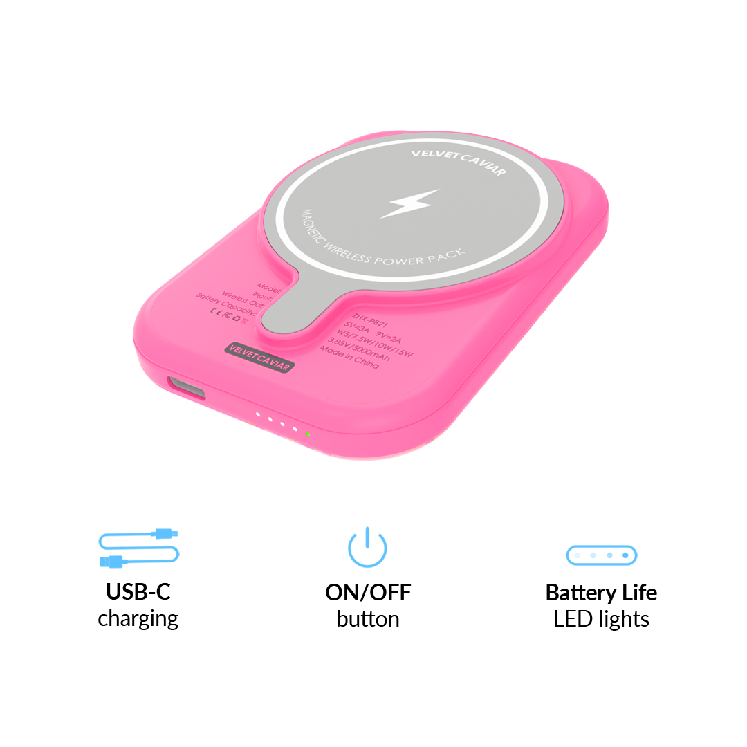 Sherbet Stars Portable MagSafe Charger Power Pack