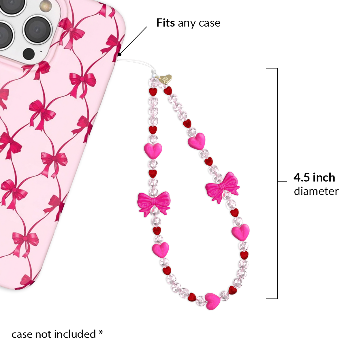 Ballerina Bows Phone Charm