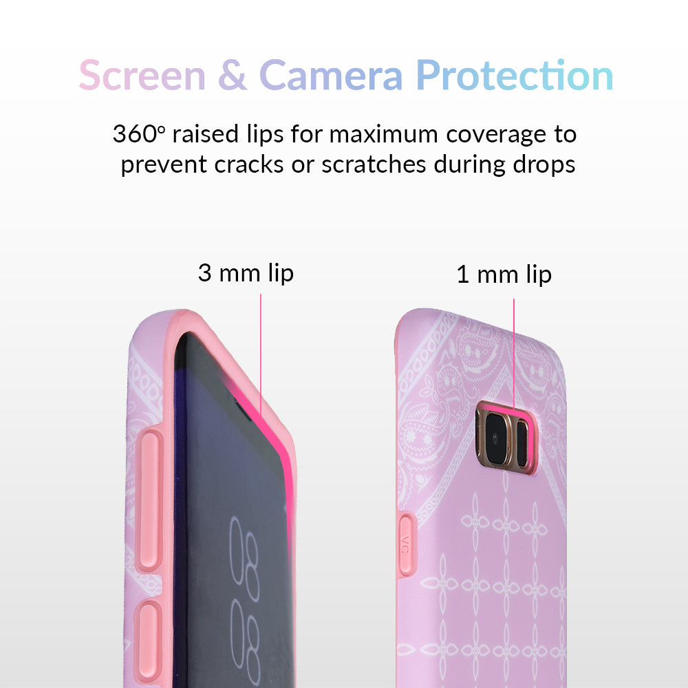 Pink Bandana iPhone Case by Kendall Vertes