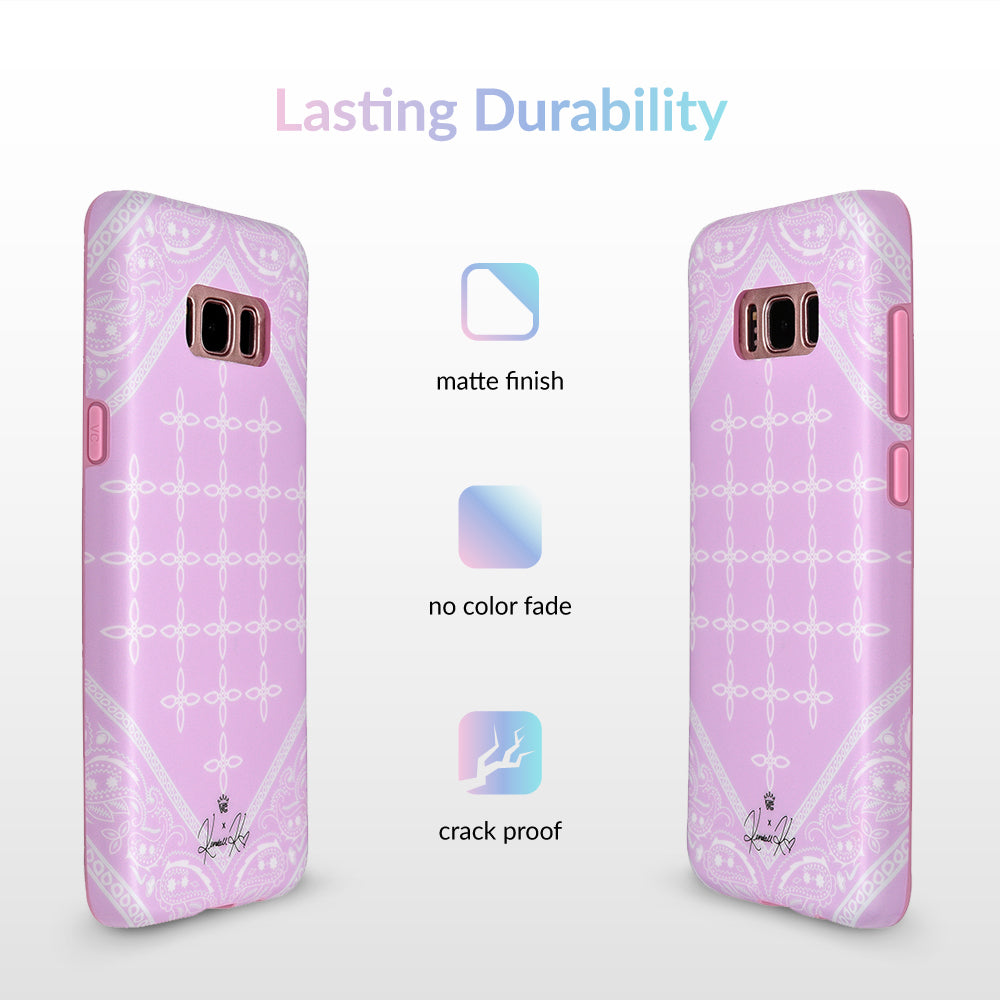 Pink Bandana iPhone Case by Kendall Vertes