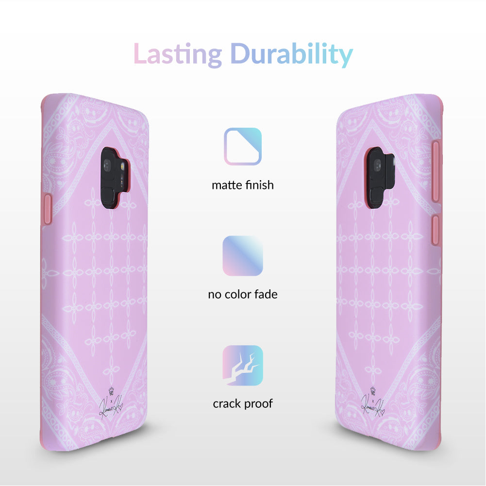Pink Bandana iPhone Case by Kendall Vertes
