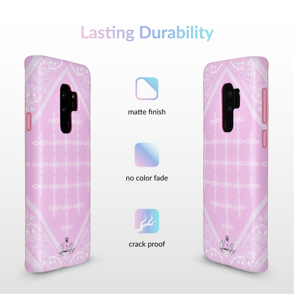 Pink Bandana iPhone Case by Kendall Vertes