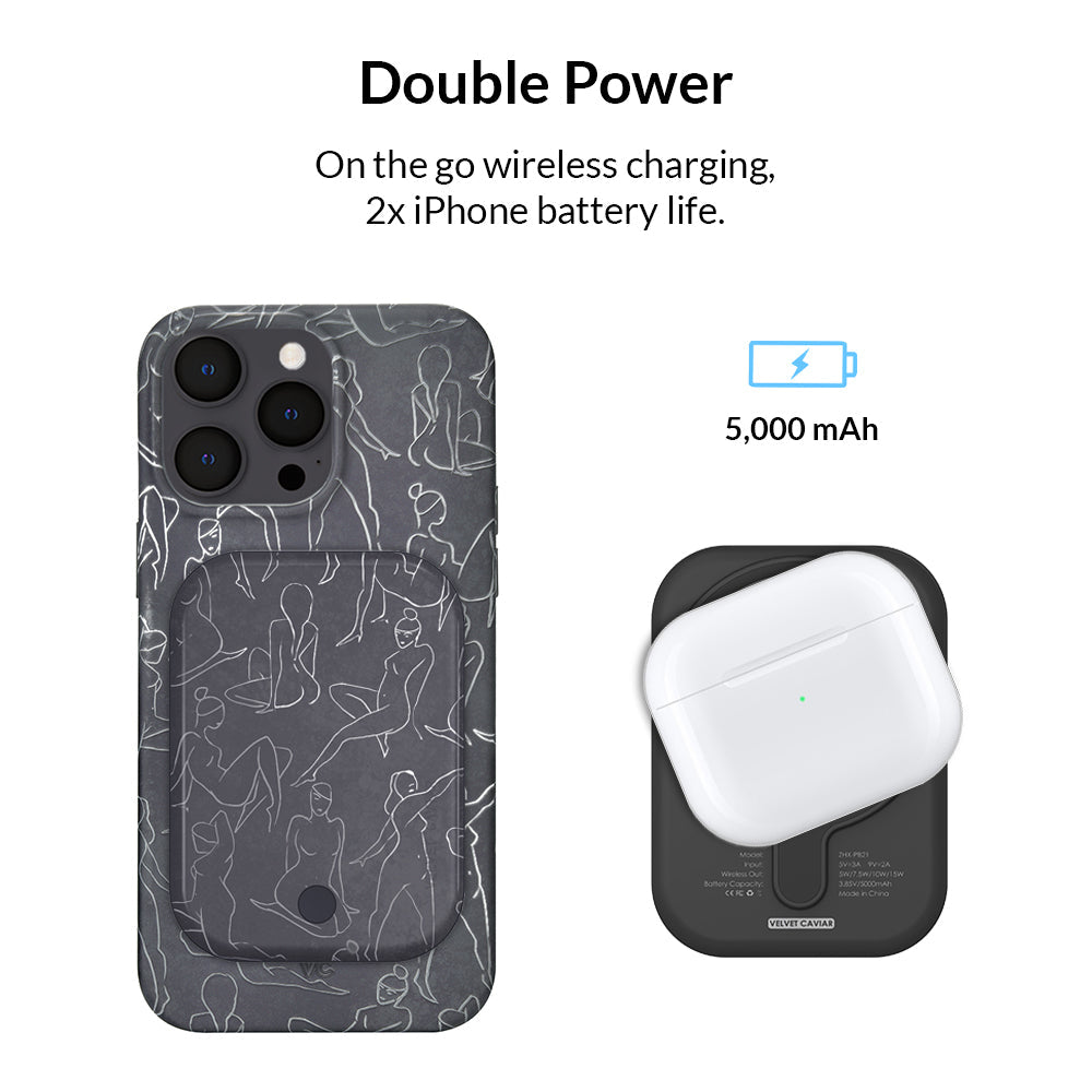 Beautiful Bodies Smoke Portable MagSafe Charger Power Pack