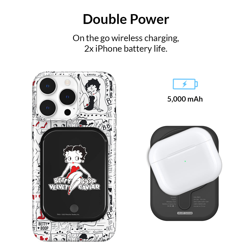 Betty Boop Boop-Oop-a-Doop Portable MagSafe Charger Power Pack