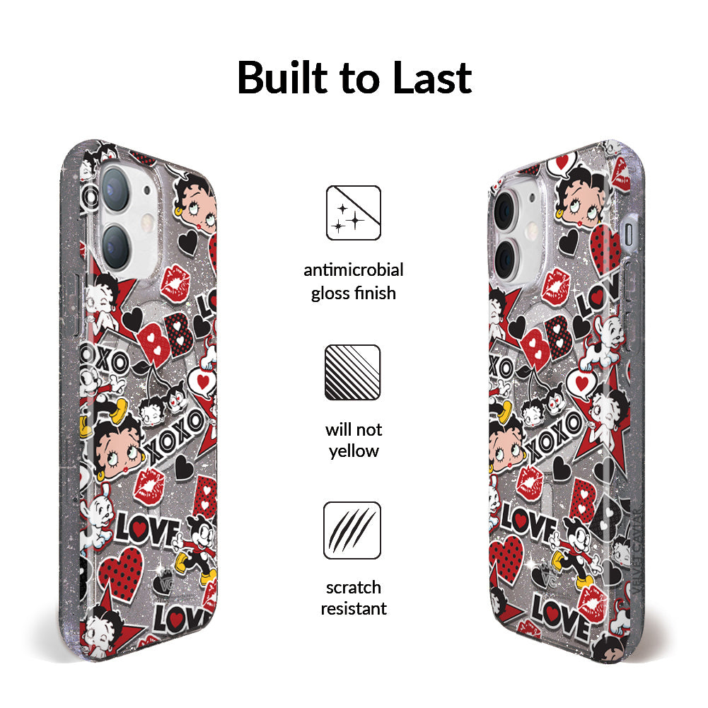 Betty Boop Sassy Glitter iPhone Case