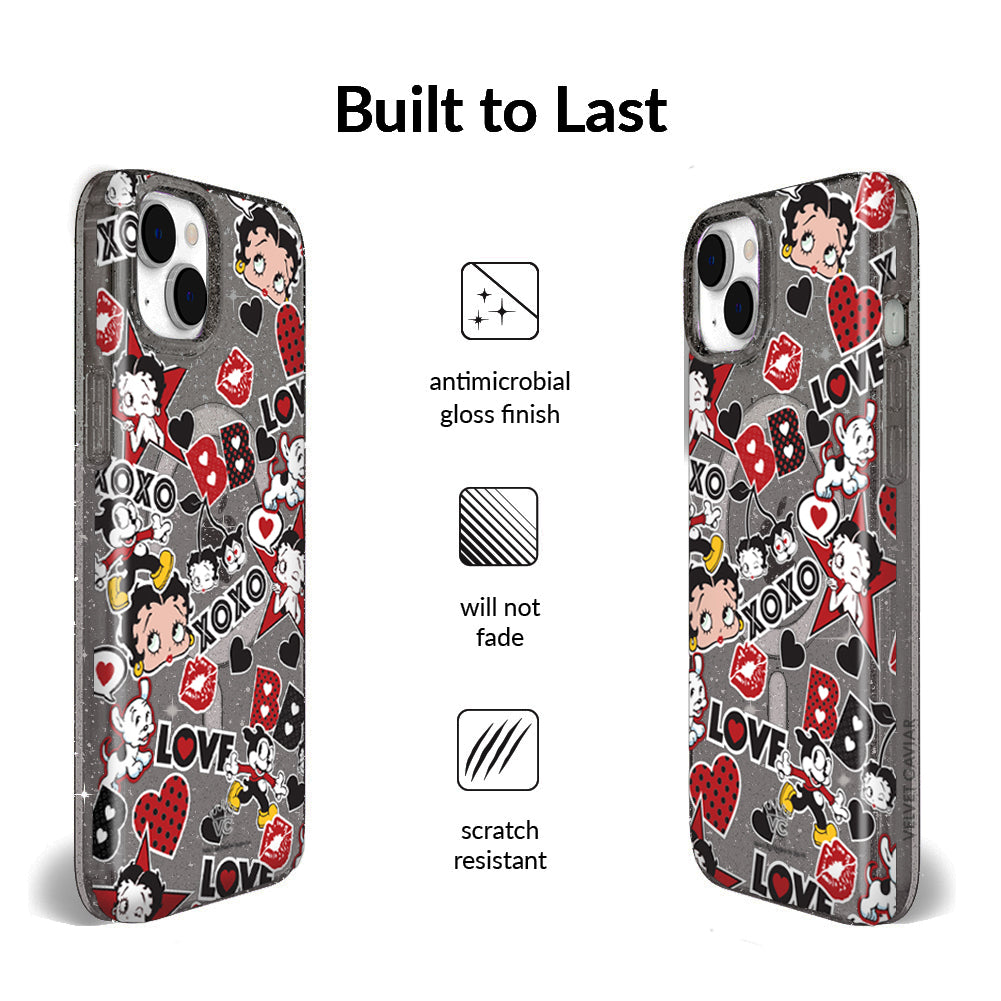 Betty Boop Sassy Glitter iPhone Case