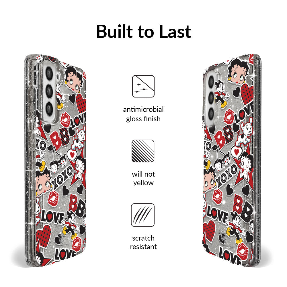 Betty Boop Sassy Glitter Samsung Case