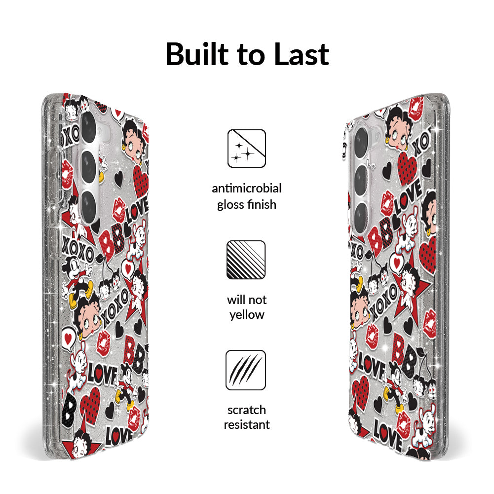 Betty Boop Sassy Glitter Samsung Case