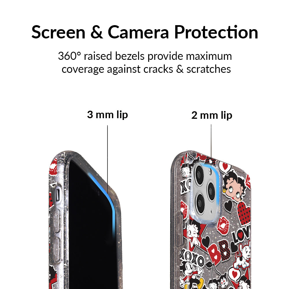 Betty Boop Sassy Glitter iPhone Case