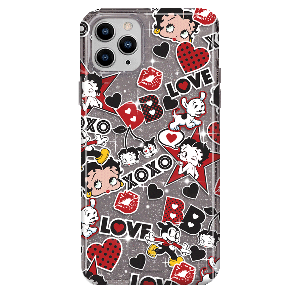 Betty Boop Sassy Glitter iPhone Case