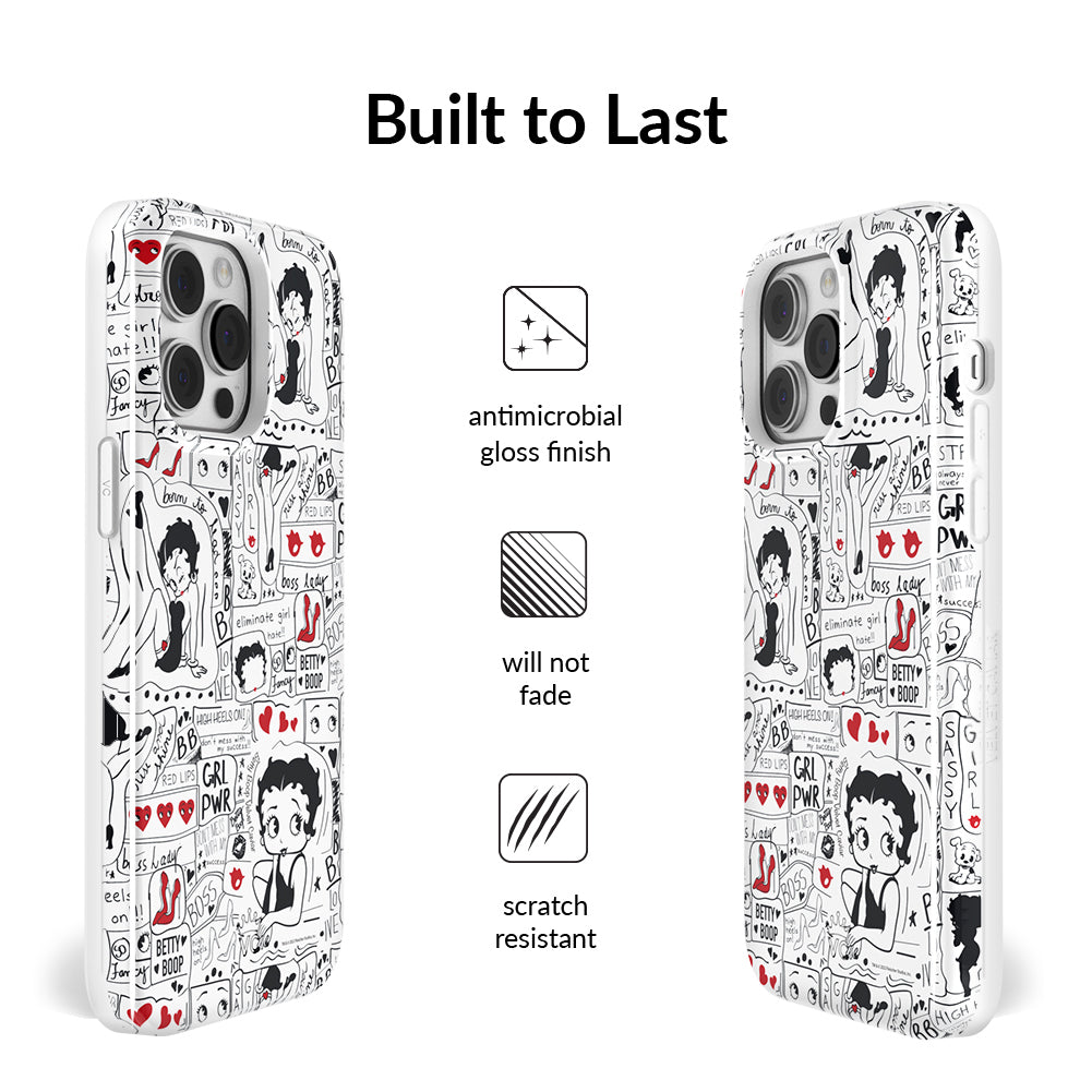 Betty Boop Girl Power iPhone Case