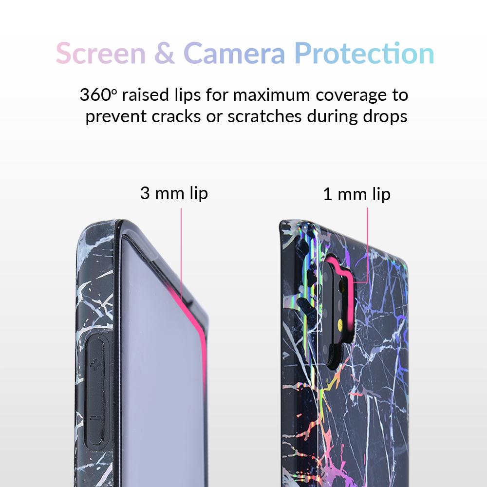 Holo Black Marble Samsung Galaxy Case