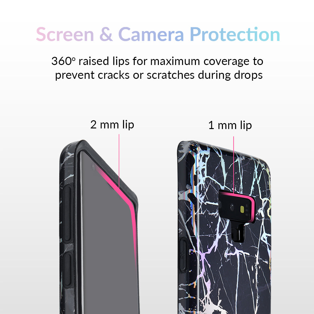 Holo Black Marble Samsung Galaxy Case