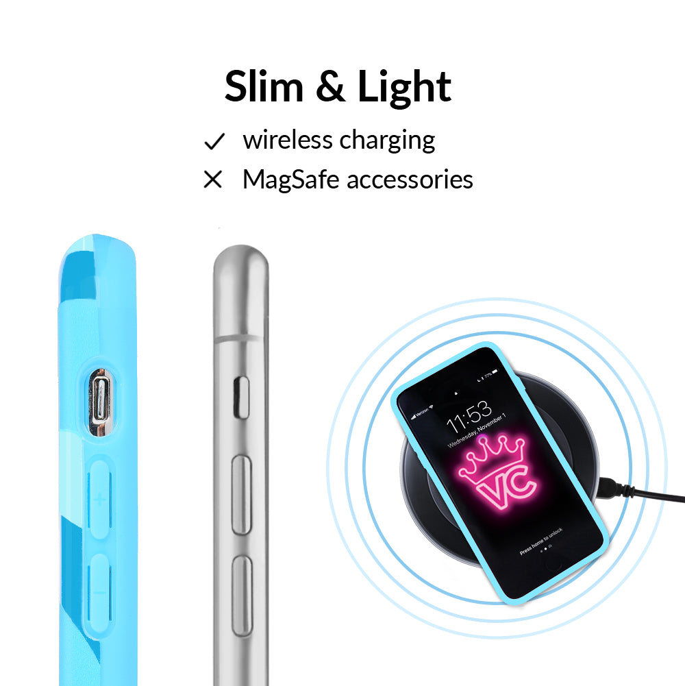 Blue Sweethearts iPhone Case