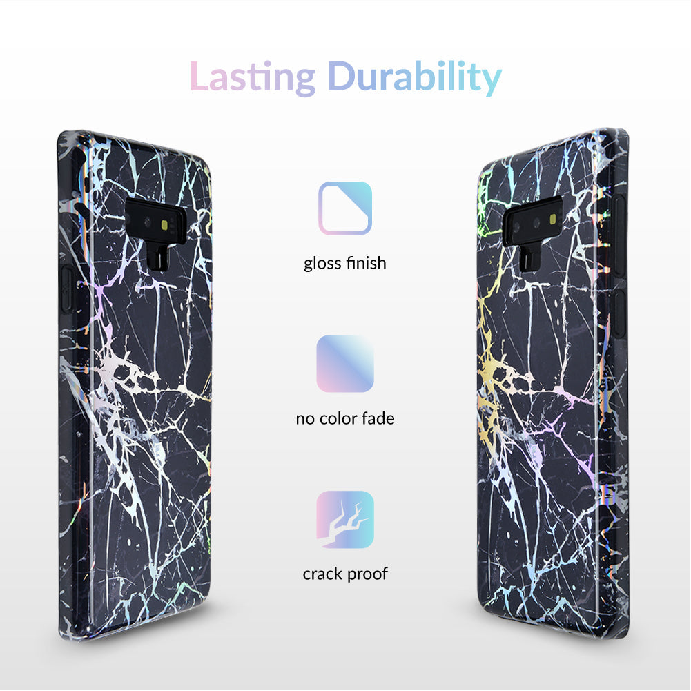 Holo Black Marble Samsung Galaxy Case