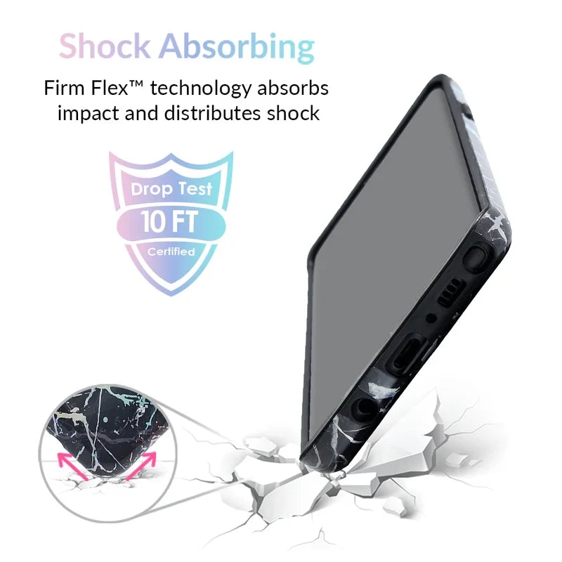Holo Black Marble Samsung Galaxy Case
