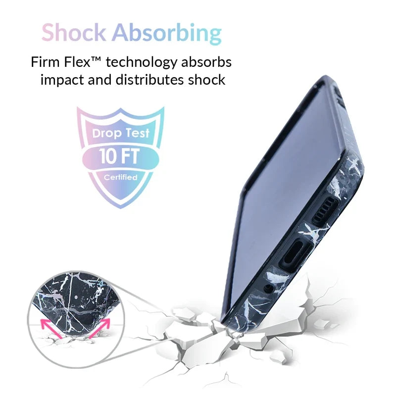 Holo Black Marble Samsung Galaxy Case