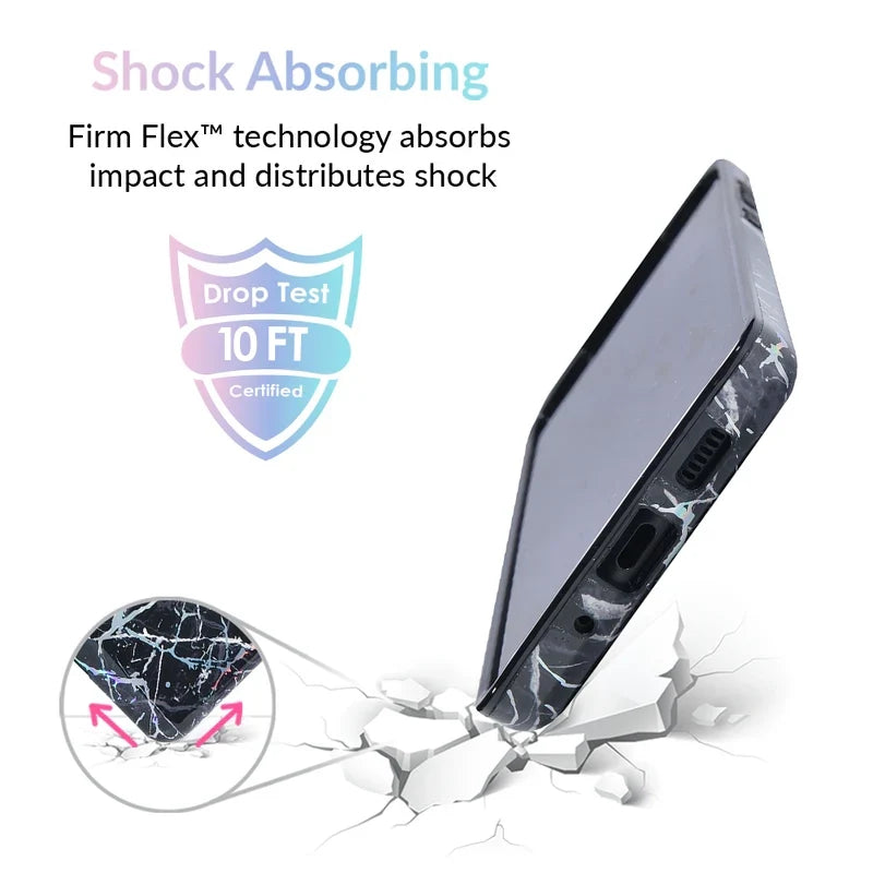 Holo Black Marble Samsung Galaxy Case