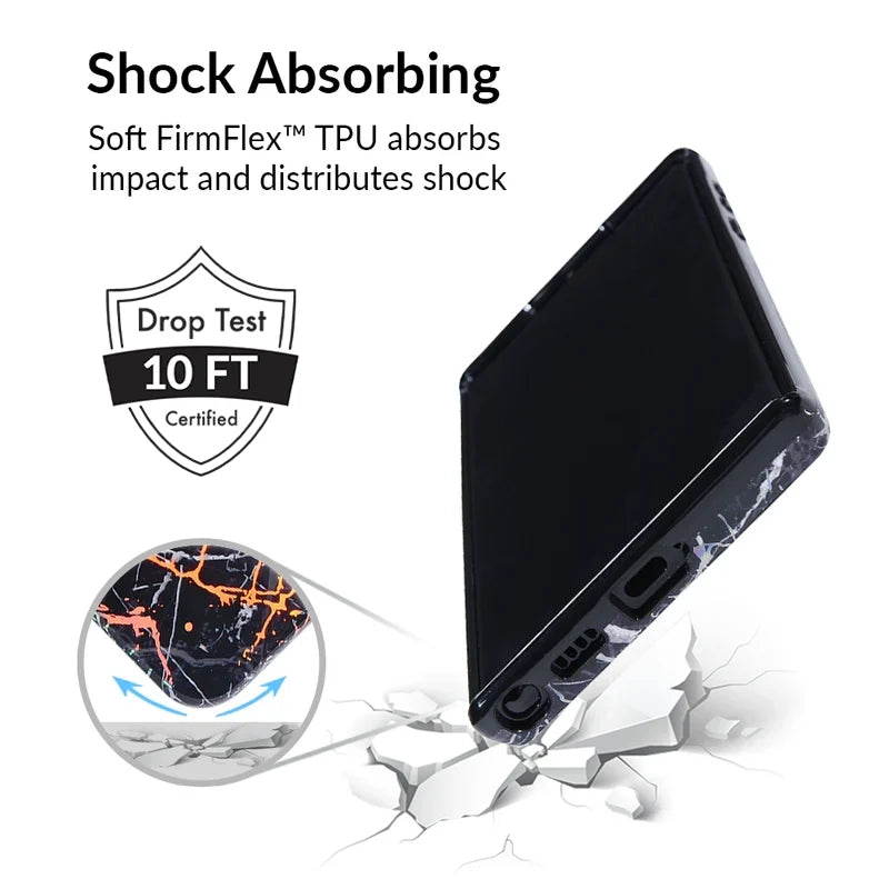 Holo Black Marble Samsung Galaxy Case