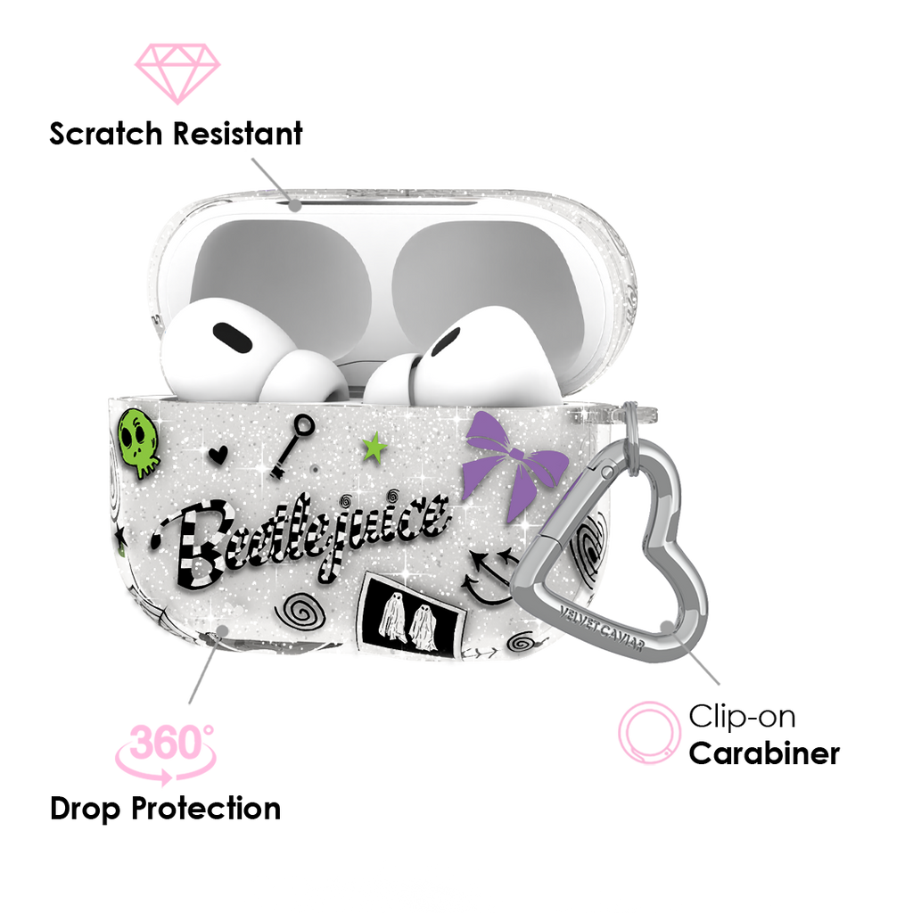 Beetlejuice Ghost with the Most AirPod Case