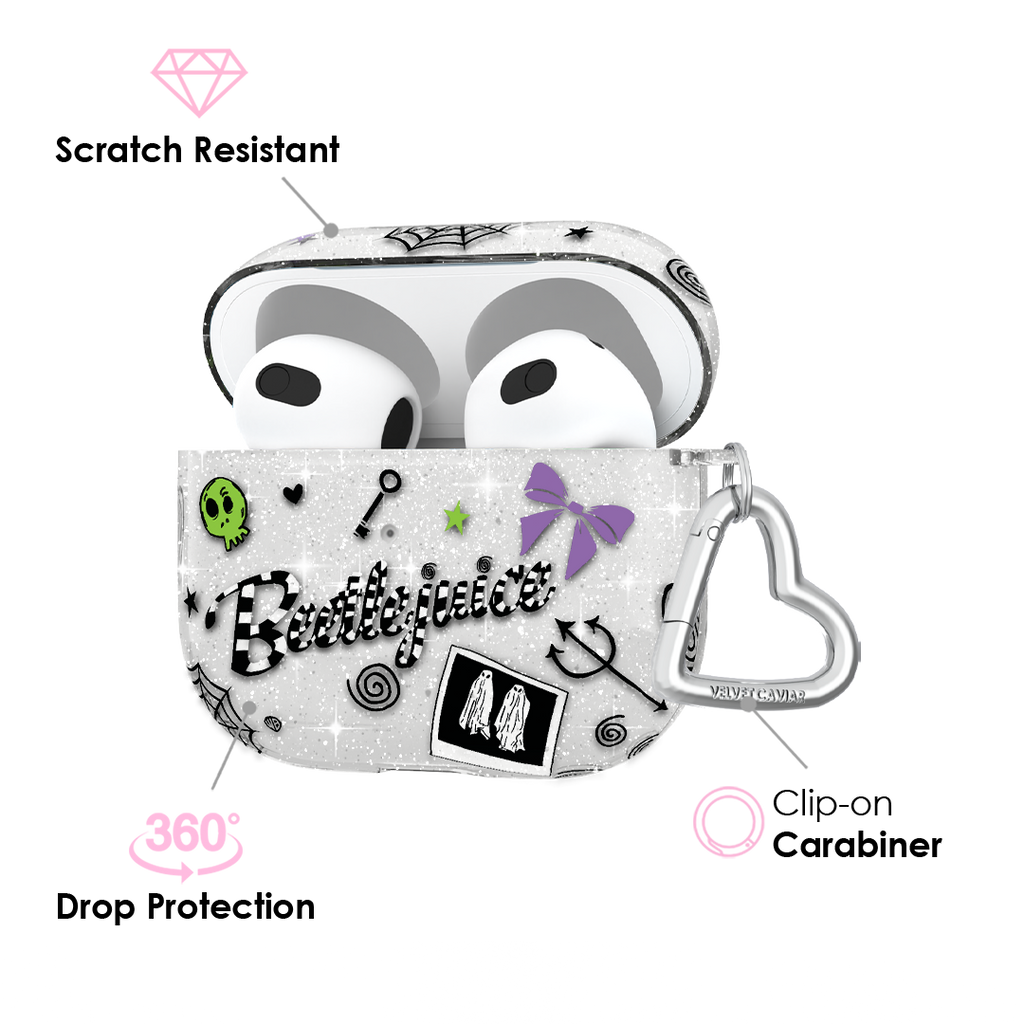 Beetlejuice Ghost with the Most AirPod Case
