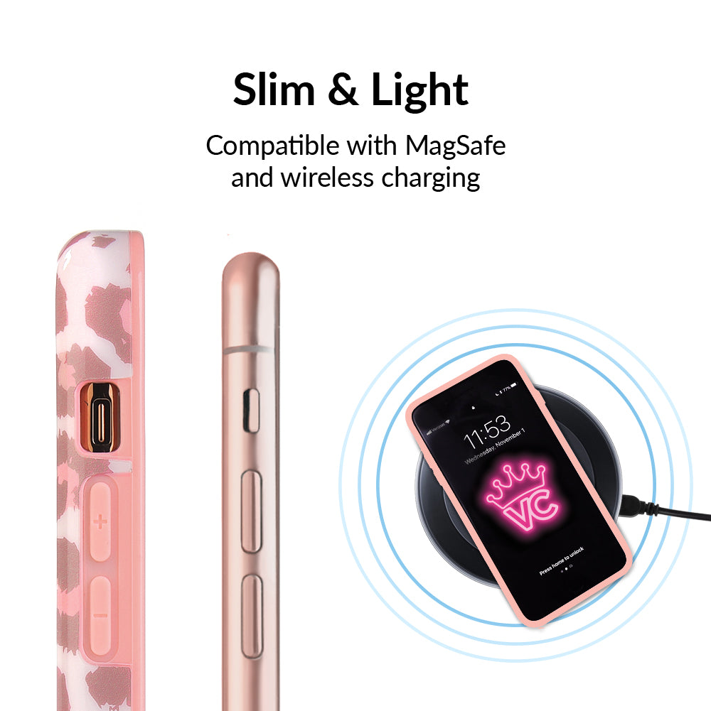 Blush Leopard iPhone Case