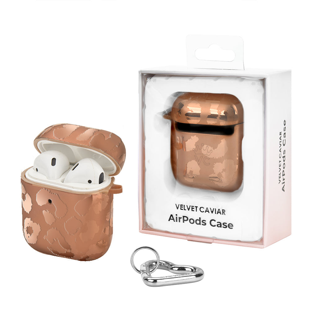 Bronze Chrome Leopard AirPod Case