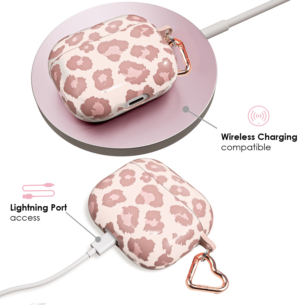 Blush Leopard AirPod Case