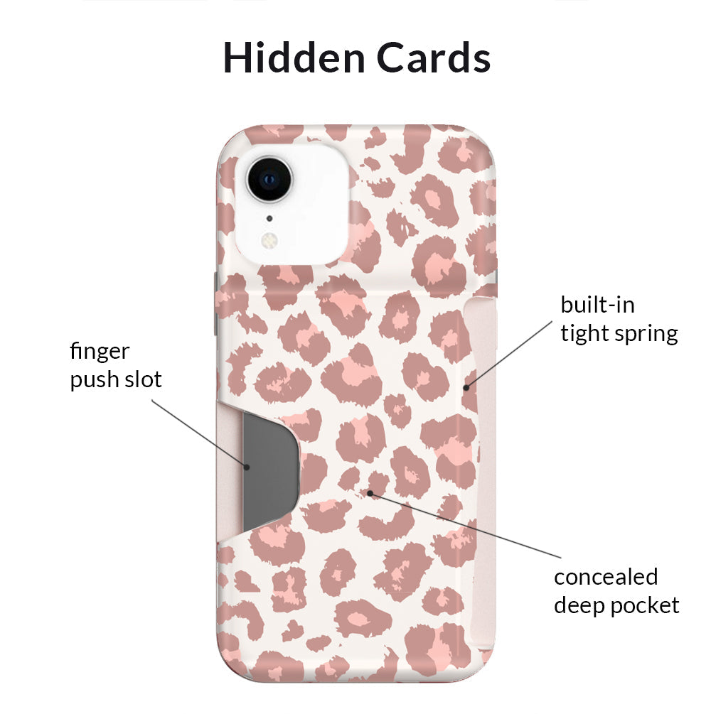 Blush Leopard iPhone Wallet Case